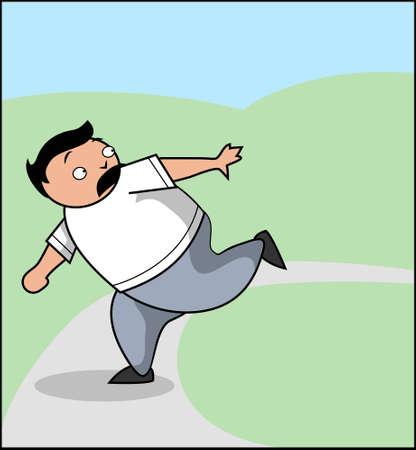 Runing manのイラスト素材