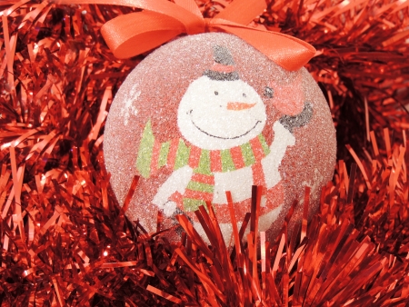 snowman decoration          の写真素材