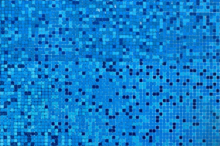 light and dark blue mosaic texture background patternの写真素材