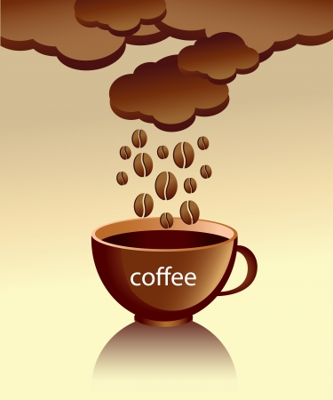 idea of coffee for menu  restaurant, cafe, bar, coffeehouseのイラスト素材