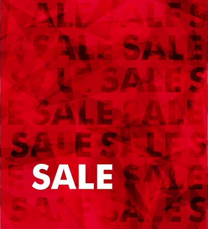 Abstract vector sale typography backgroundのイラスト素材