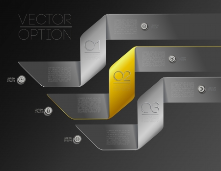 Design elements  for options  Abstract number Line  background for sample choiceのイラスト素材