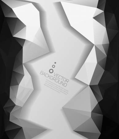 Abstract modern background with polygons.のイラスト素材