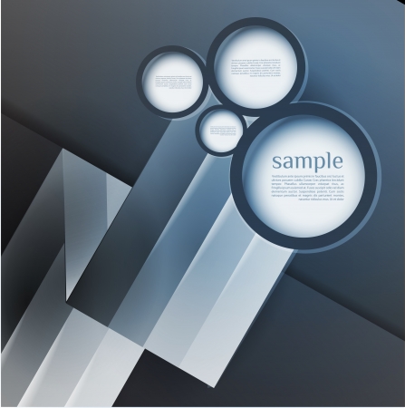 Abstract web design bubble のイラスト素材