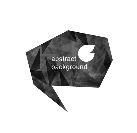 abstract modern Label or bubble with backgroundのイラスト素材