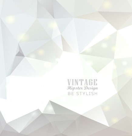Abstract white  colorful polygonal backgroundのイラスト素材