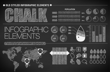 Modern elements of info graphics. World Map / Information Graphics/abstract modern bubbleのイラスト素材