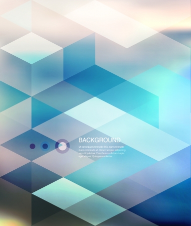 Abstract mosaic background. Shadows and blur backgroundのイラスト素材