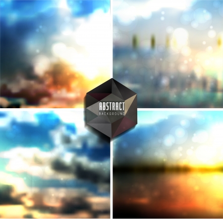 Abstract background. Shadows and blur background, sky, clouds, nature, landscapeのイラスト素材