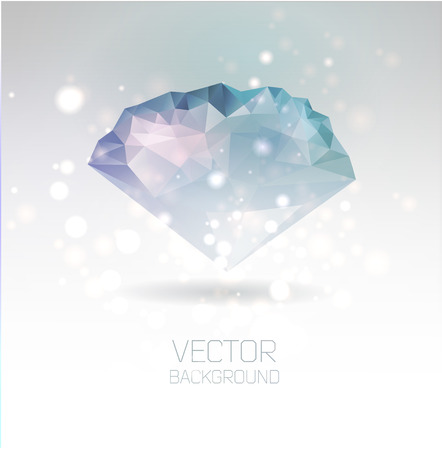 Abstract modern crystal background with polygons.のイラスト素材