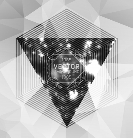 Abstract modern triangle background, can be used for website, info-graphicsのイラスト素材