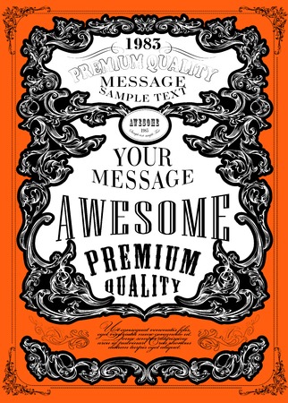 Premium Quality, Guarantee  typography designのイラスト素材