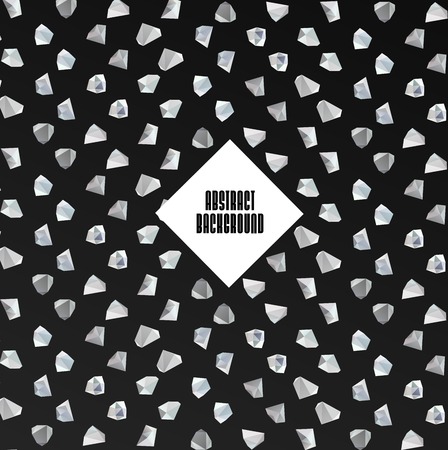 Abstract modern background with polygonal seamless patternのイラスト素材