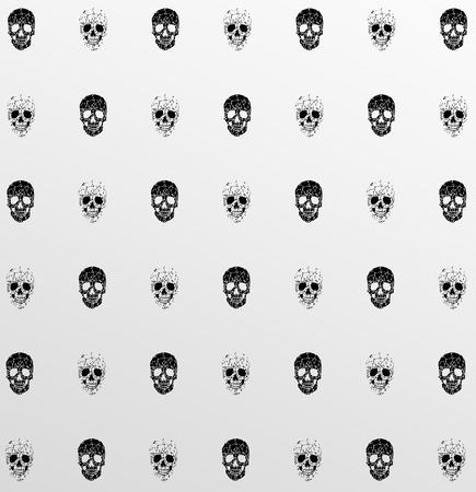 Abstract  gothic sacral seamless pattern,  crystal design element, symbol, sign for tattooのイラスト素材