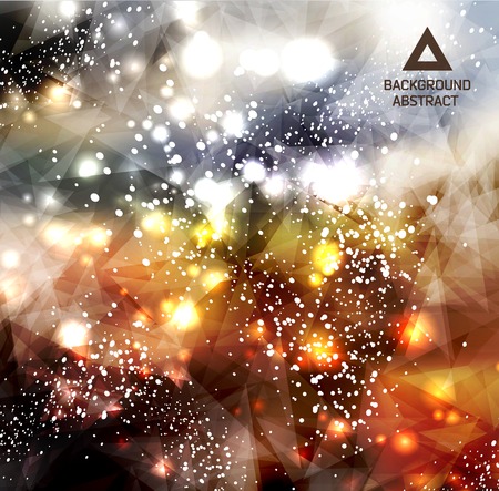 Trendy parallax background. Blur sky, clouds, nature, landscape for Summer Holidays and web design.のイラスト素材