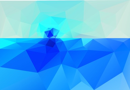 Abstract geometrical background, polygonal design can be used for websiteのイラスト素材