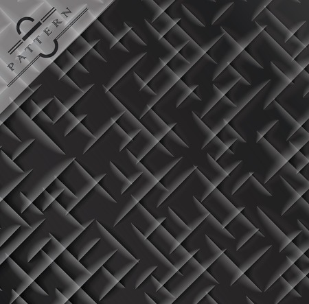 Abstract geometric background,  paper cut texture with shadow. Simple clean background texture, interior wall panel pattern.のイラスト素材