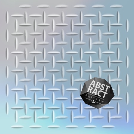 Abstract geometric background,  paper cut texture with shadow. Simple clean background texture, interior wall panel pattern.のイラスト素材