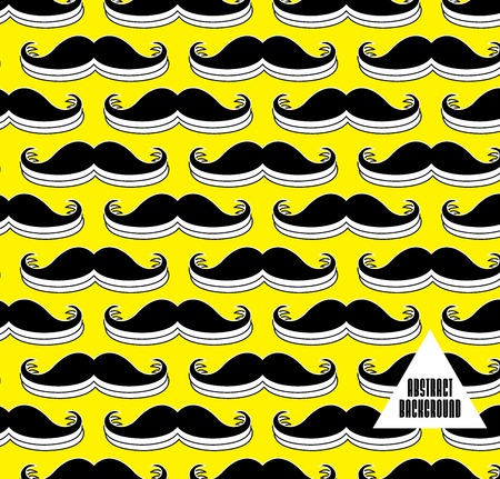 Abstract background with mustache for design can be used for invitation, congratulationのイラスト素材