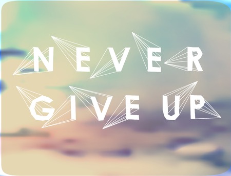 Quote Typographical polygonal poster. Modern Typography Backgroundのイラスト素材