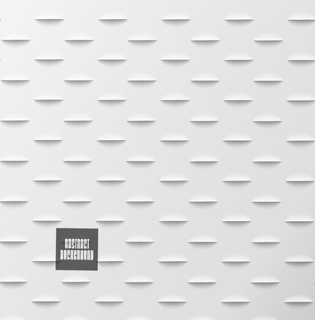 Abstract geometric background,  paper cut texture with shadow. Simple clean background texture, interior wall panel pattern.のイラスト素材