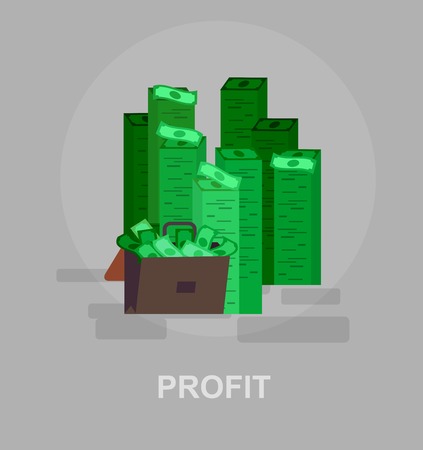 Design concept Bank, money and investment graphic design, time is money vector illustrationのイラスト素材