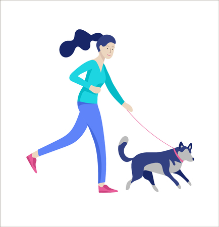 People enjoying their hobbies. Vector character. Colorful flat concept illustration.のイラスト素材