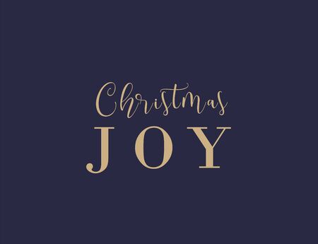 Merry Christmas and happy New Year set with lettering typographic composition for the poster and greeting card. Calligraphy for winter holiday. Vector illustrationのイラスト素材