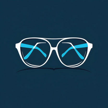 Sunglasses vector icon. Vector illustration of eyeglasses.の素材
