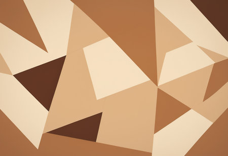 abstract brown background with triangle pattern in low poly style, vector illustrationの素材