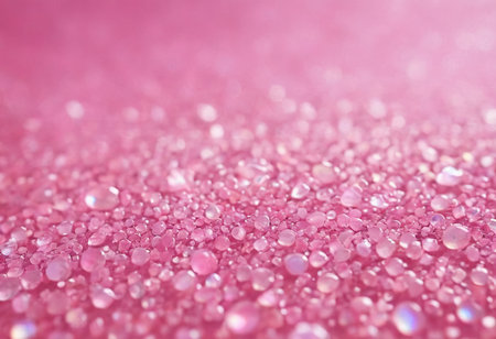 Pink glitter background with bokeh defocused lights and sparklesの素材