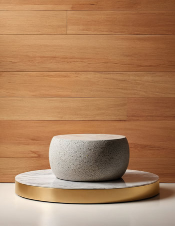 3d rendering, abstract geometric forms, podiums for design presentations and portfoliosの素材