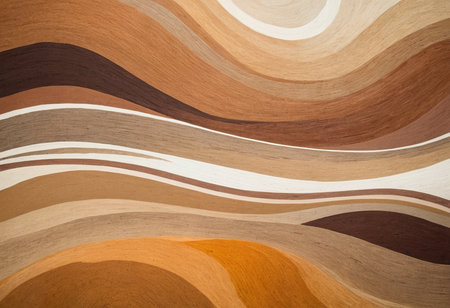 Wooden texture with natural patterns. Abstract background for design and decoration.の素材