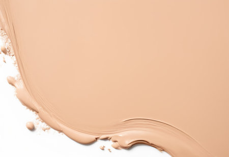 close up of a make up liquid foundation on white background studioの素材