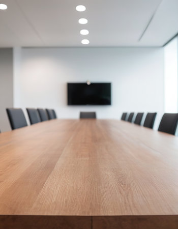 Abstract blur conference room interior for background - can be used for display or montage your productsの素材