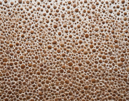 Coffee foam texture. Coffee foam background. Coffee foam textureの素材