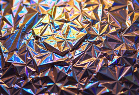 Shiny foil background. Abstract background for design with copy space.の素材