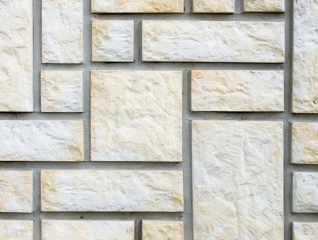 Detail of the stone wall textureの写真素材