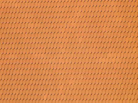 Detail of terracotta roof tiles 