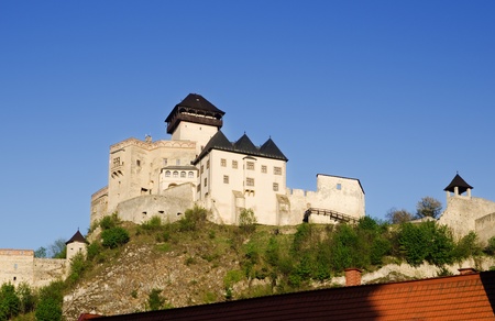 Gothic Trencin castle in Slovakia