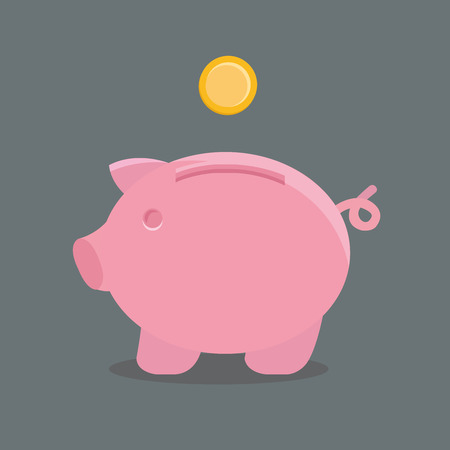 piggy bankのイラスト素材