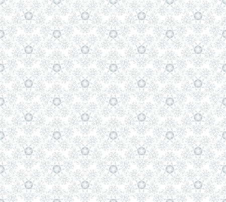 ornate blue seamless pattern on white backgroundの写真素材