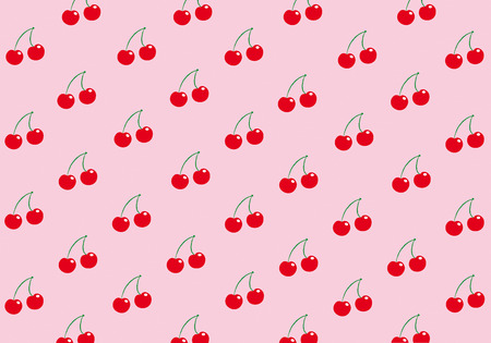 CHERRY BACKGROUNDのイラスト素材