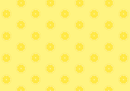 LEMON YELLOW PATTERNのイラスト素材