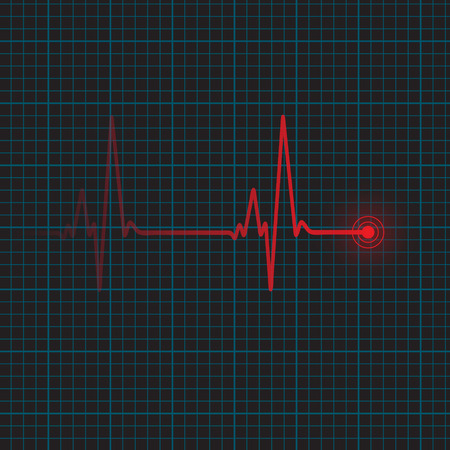Heartbeat vector illustrationのイラスト素材