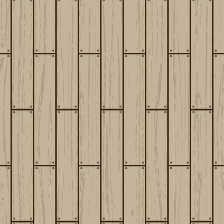Seamless pattern with wooden floor on afterdeck. Vector illustration.のイラスト素材