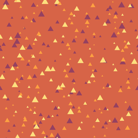 Seamless abstract geometry pattern with triangles in simple colors. Vector illustrationのイラスト素材