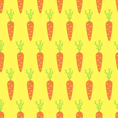 Seamless pattern with carrots. Vector illustration