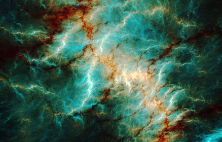 Abstract fractal patterns and shapes. infinite universe.の写真素材