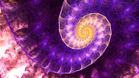 Abstract fractal patterns and shapes. Infinite universe.Mysterious psychedelic relaxation pattern....